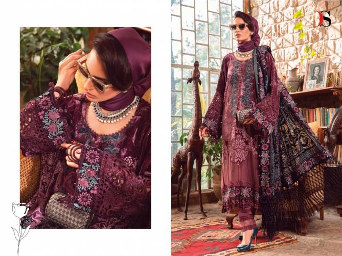 Deepsy Maria B Lawn 22 Vol 4 Ethnic Wear Embroidery Wholesale Pakistani Salwar Suits

